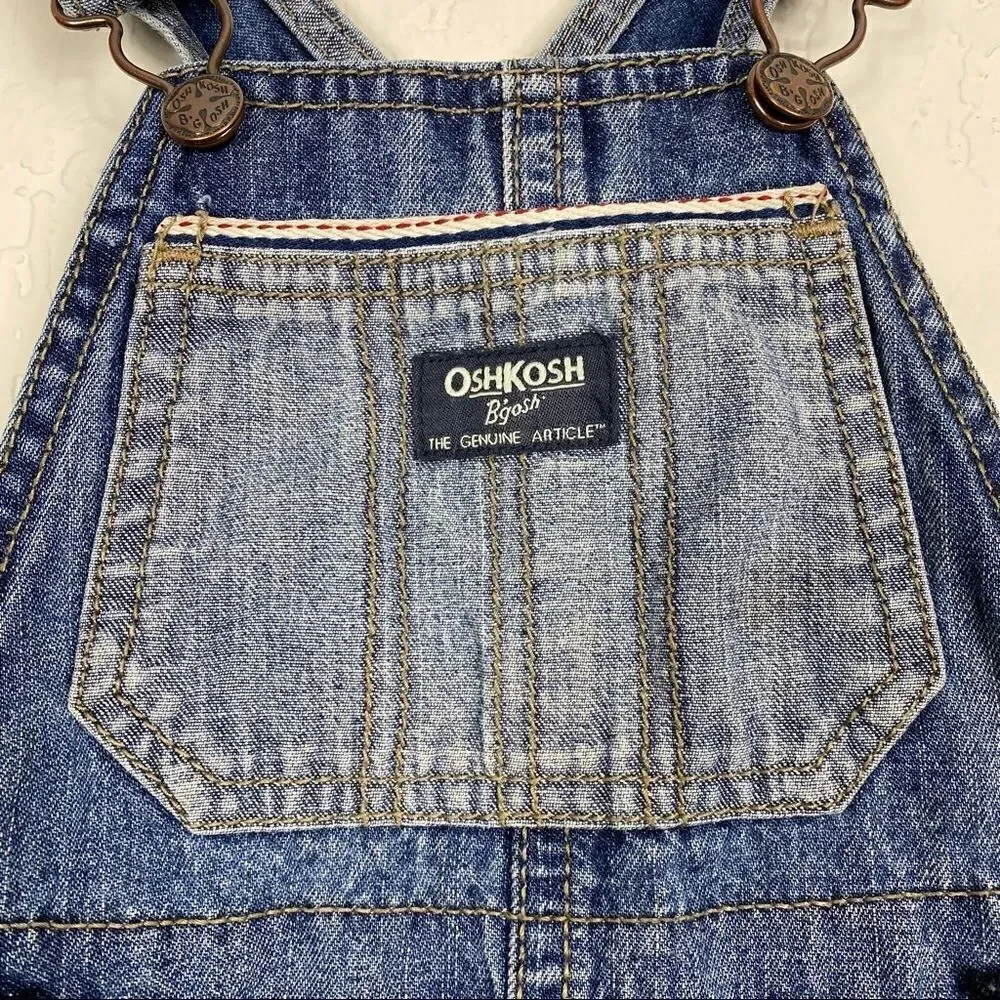 18M OshKosh B’gosh Denim Baby Overalls